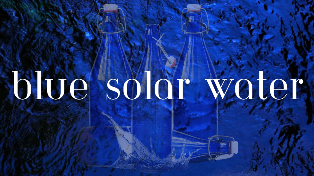 Blue solar water